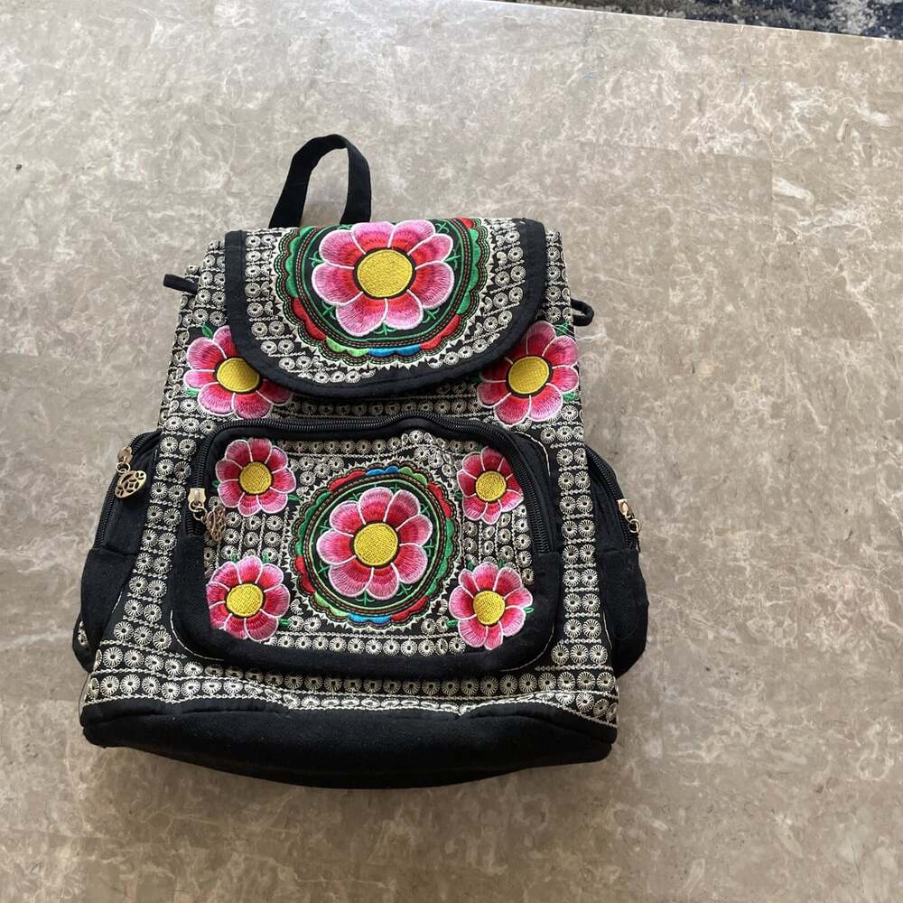 Woman’s Backpack Flora Design Purse